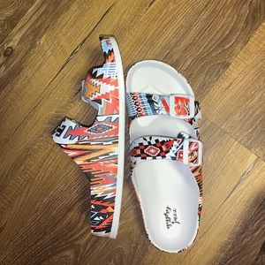 COPY - Gypsy Jazz Aztec Birkenstock Western Slides